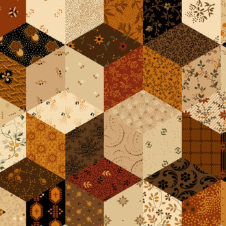 Tecido Cheddar Pam's Stars, Marcus Fabrics
