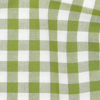 Tecido Vichy Fio Tinto 10mm Verde Prado